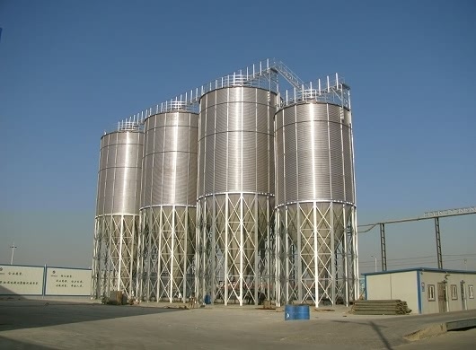 Steel Silo For Plastics Plant